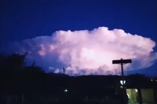 まるで『天空の城ラピュタ』に登場する竜の巣のよう･･･アルゼンチンの上空に発生した嵐雲が凄い！