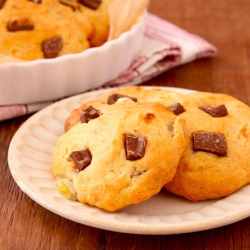 混ぜて焼くだけでおやつに最高「チョコバナナクッキー」レシピが話題に「バターなし、ホットケーキMIXで超簡単」