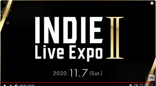 インディーゲーム情報発信番組「INDIE Live Expo」第2回は11月7日開催へ　ゲーム情報のエントリーを開始