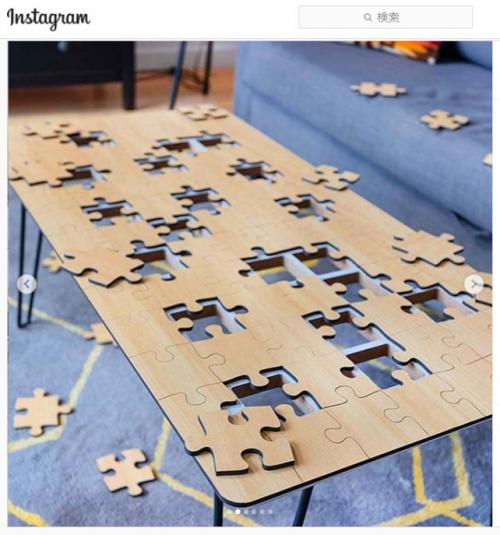 ジグソーパズル兼コーヒーテーブルの「The Jigsaw Puzzle Coffee Table」がKickstarterに登場