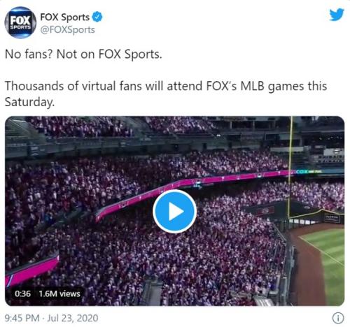 FOX SportsがMLBの試合中継でバーチャルファンを導入 「野球ゲームの中継じゃないんだから」「最悪のアイデアだな」