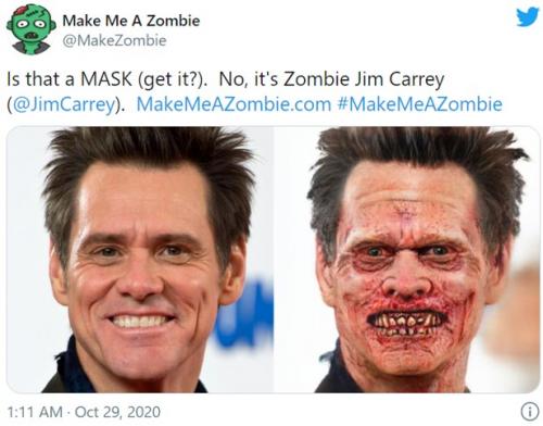 AI（人工知能）で人間の顔をゾンビ化する「Make Me A Zombie」