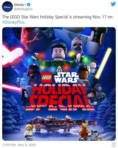 「LEGO スター・ウォーズ／ホリデー・スペシャル」の予告編公開 Disney+で11月17日配信予定
