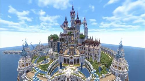 Minecraftで美しすぎる 魔法の城 建築 大人気の建築動画 ガジェット通信 Getnews