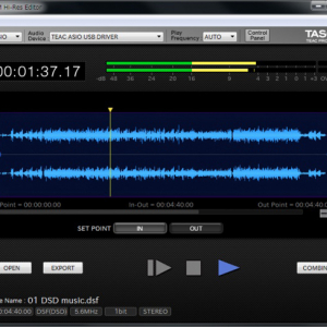TASCAMがDSD11.2MHzまで編集できるハイレゾ波形編集ソフトをフリーでリリース！
