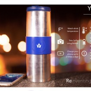 スマホで温度調整できるスマート・マグボトル「Yecup」