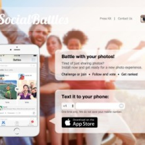 世界中の人と写真の人気度を競える「SocialBattles」が楽しそう