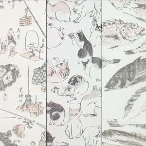 これは珍しいっ！浮世絵師 歌川広重によるスケッチ画集「浮世画譜」可愛い猫ちゃんも登場！