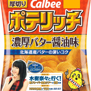 水樹奈々×カルビー ファンと行く新フレーバー試食ツアープレゼント企画実施 『ポテリッチ』のパッケージに登場