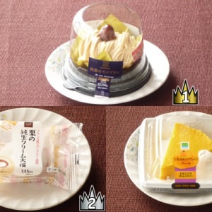 週間コンビニスイーツランキングTOP3を食べてみた～2015年10月29日～