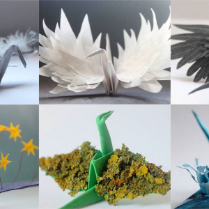 独創的で美しい！折り鶴を365日インスラグラムで公開し続ける海外アーティストの作品