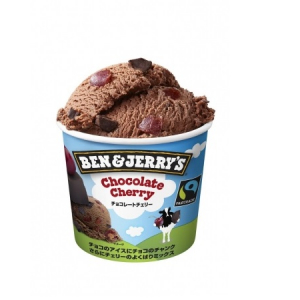 BEN&JERRY’SのミニカップにXmasっぽい?!チョコレートチェリーが新登場!!オフィスにお届けキャンペーンも