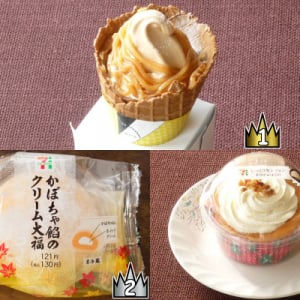 週間コンビニスイーツランキングTOP3を食べてみた～2015年11月12日～