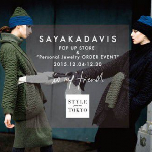 NY発『SAYAKA DAVIS』と 話題のショップがコラボレーション