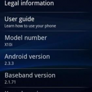 Xperia X10向けAndroid 2.3.3（Gingerbread）へのアップデートが配信中