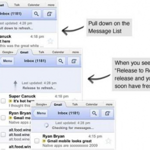 Google、モバイルサイト版Gmailをアップデート、iOSデバイスとPlaybook向けにUIを改良