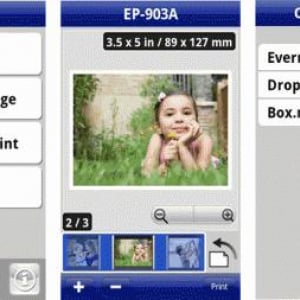 エプソン、同社製プリンタ用Androidアプリ「Epson iPrint」を無料公開