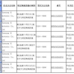 Samsung製LTE対応端末「SGH-N044」が技適を通過、NTTドコモXi（クロッシィ）対応Androidタブレット？