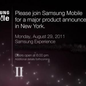 Samsung、8月29日に米ニューヨークでプレスイベントを開催、米国市場向けGalaxy S IIを発表へ、