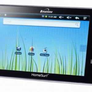 英BinatoneのAndroidタブレット「Homesurf 705」、7インチ感圧式パネルとAndroid 2.1を搭載して£99