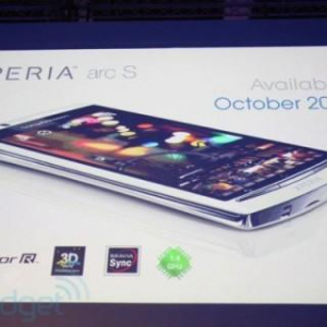 IFA 2011：Sony Ericsson、1.4GHz Snapdragon搭載「Xperia arc S」を発表、10月より発売