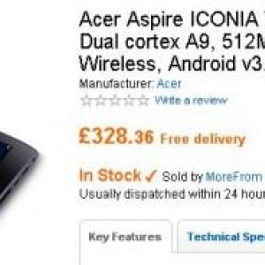 Acer ICONIA Tab A100/A101が英国で発売