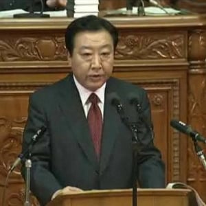 野田首相が所信表明演説「力を合わせて危機に立ち向かおう」
