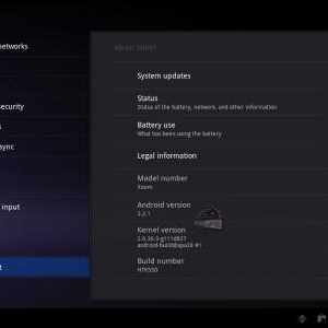 Motorola XOOM Wi-Fiの海外モデルにAndroid 3.2.1（HTK55D）へのアップデートが配信中