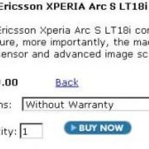 Xperia arc S LT18iが香港で発売