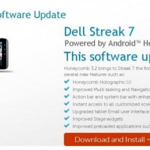 Dell、EU地域向けStreak 7 Wi-Fi onlyモデル、Streak 10 proにAndroid 3.2（Honeycomb）へのアップデートを配信中