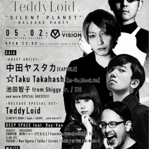 TeddyLoid 2ndアルバムリリパに中田ヤスタカ、☆Taku Takahashi（m-flo）、池田智子（Shiggy Jr.）ら出演