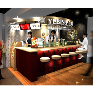 旅行や出張帰りにいかが？関空に朝から夜まで気軽に楽しめる「YEBISU BAR」誕生！