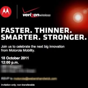 MotorolaとVerizon、米国時間10月18日にプレスイベントを開催、XOOM 2など発表？