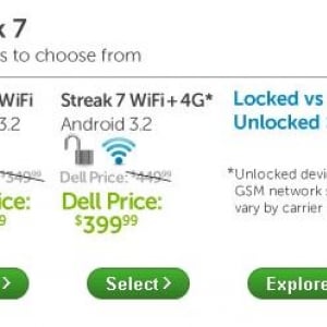 米Dell、Android 3.2（Honeycomb）にアップグレードした「Streak 7 4G」アンロック版を発売