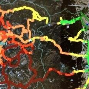 放射線量で見るフクシマ　汚染状況の「可視化」に成功