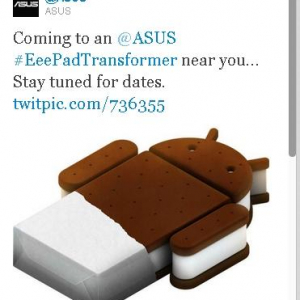 ASUS、初代TransformerのAndroid 4.0（Ice Cream Sandwich）バージョンアップを発表