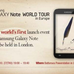 Samsung、10月27日に英国でGalaxy Noteの発表イベントを開催