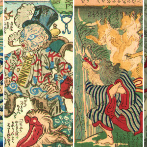 おぉ画鬼が童話を描いてた！浮世絵師・河鍋暁斎が明治時代に描いた「イソップ物語」がオモシロ！