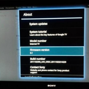 SonyのGoogle TV製品にAndroid 3.1ベースのGoogle TVソフトウェアが配信中