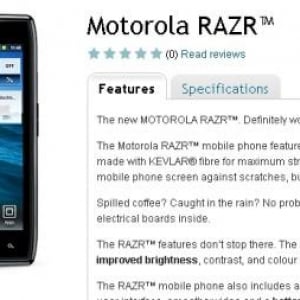 オーストラリアでMotorola RAZRが発売