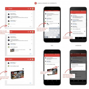 Android版「Google+」がv8.6にアップデート、コメントに画像やリンクを追加することが可能に