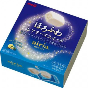 ほろふわ食感のチーズスイーツ明治「エアリア」が新発売！