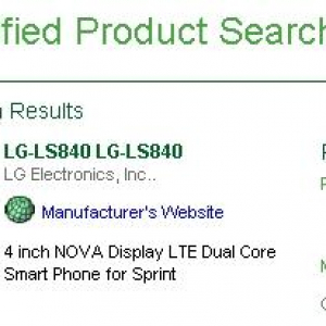 LGの米Sprint向け「LG-LS840」は4インチNOVAディスプレイ・デュアルコアCPU搭載を搭載したLTEスマートフォン？