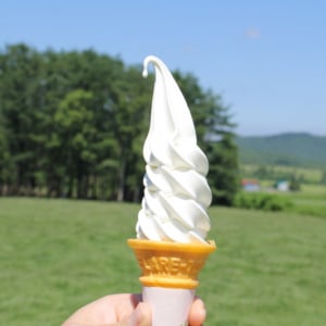 夢がつまった牧場「伊勢ファーム」で、牛を見ながらソフトクリームを食す！