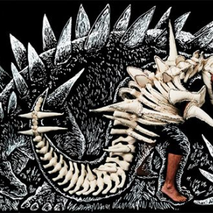 谷川俊太郎＋下田昌克による『恐竜がいた』、待望の書籍化。記念して「 恐竜がいた」展も開催