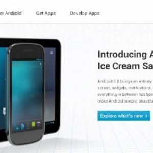 Android.comがリニューアル、Android 4.0のタブレットUIも公開