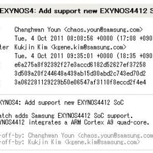 4コアARM Cortex A9のExynos 4412の存在が判明