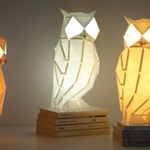 これはステキ〜っ！DIYでカンタン組み立て、「折り紙」モチーフの野生動物ペーパーランプ