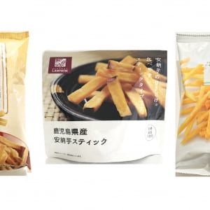 【こんなに食感が違うの!?】コンビニ3社の「おいもスティック」集めました♪