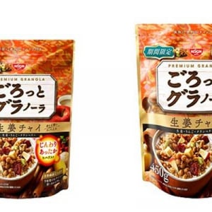 【この冬の朝食に♪】「ごろグラ」に生姜チャイ味が新発売！